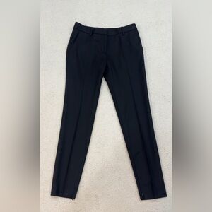 Nili Lotan Virgin Wool Black Pants Size 0 $600